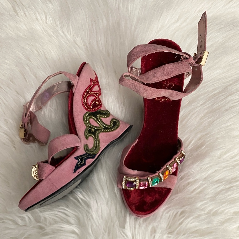 Vintage Y2K baby phat wedge heels